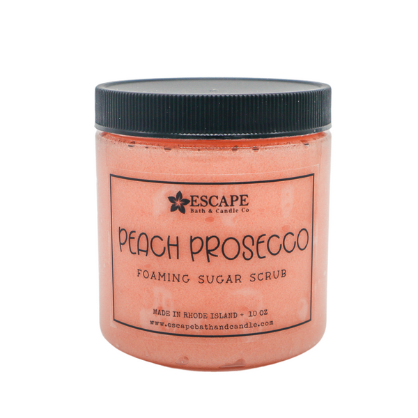 Peach Prosecco Foaming Sugar Scrub
