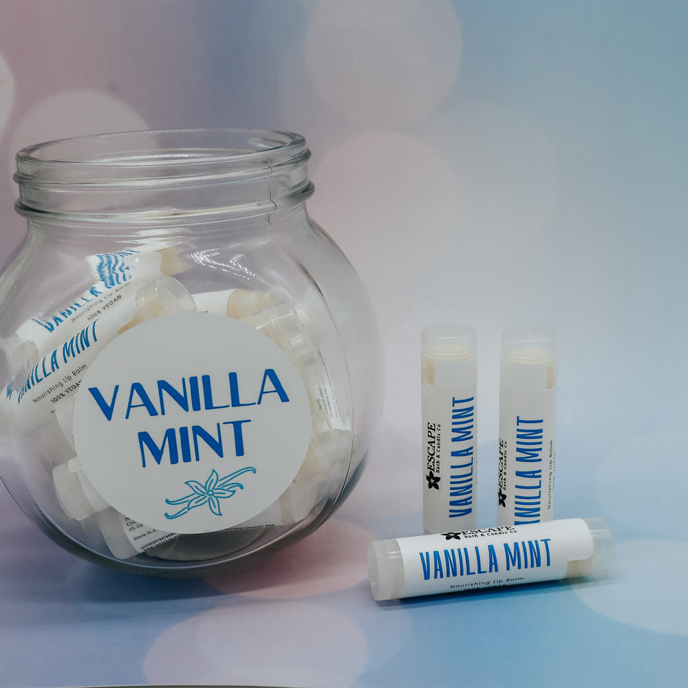 Vanilla Mint Flavored Lip Balm