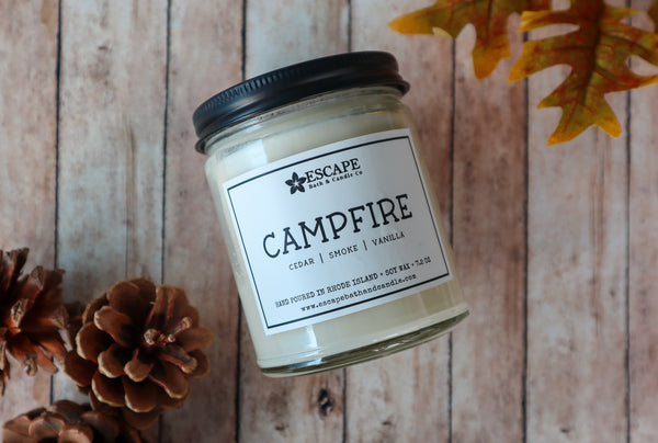 Campfire Scented Soy Wax Candle