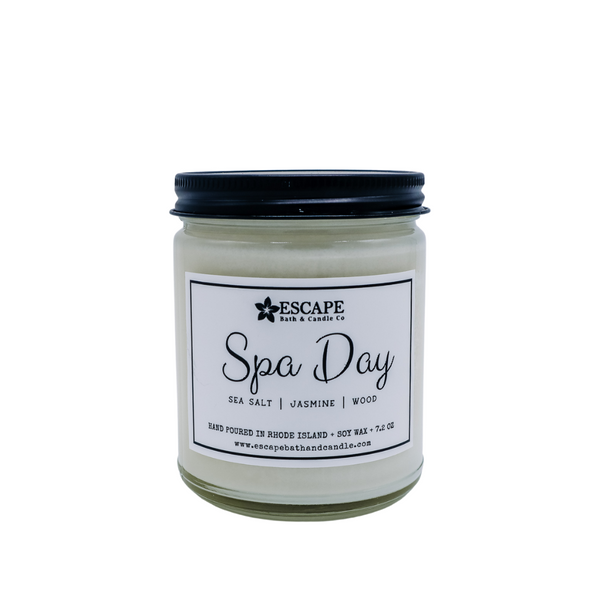 Spa Day Scented Soy Wax Candle