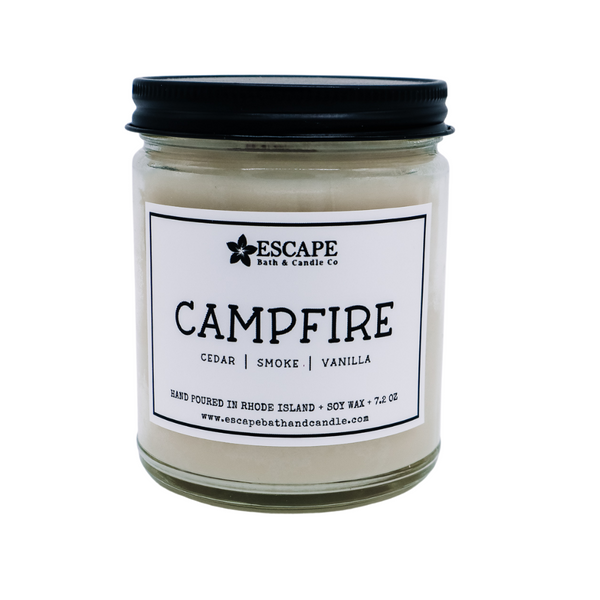 Campfire Scented Soy Wax Candle